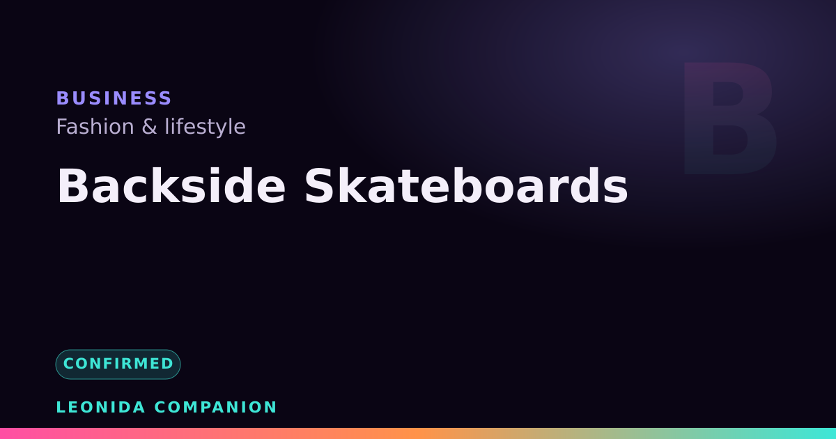 Backside Skateboards — GTA 6 business
