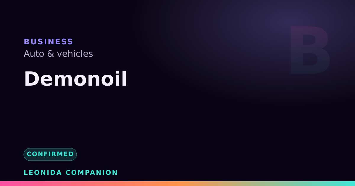 Demonoil — GTA 6 business
