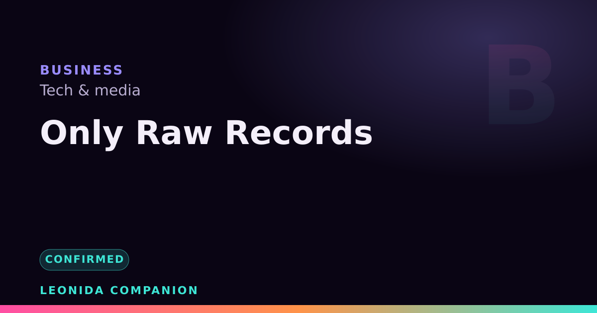 Only Raw Records — GTA 6 business