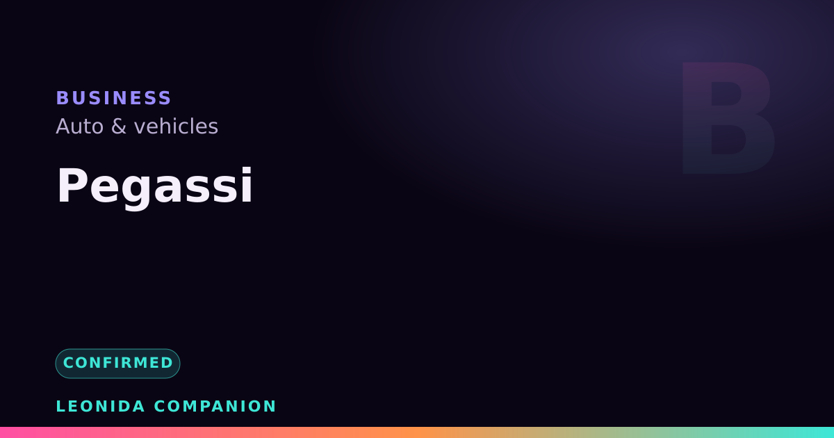 Pegassi — GTA 6 business