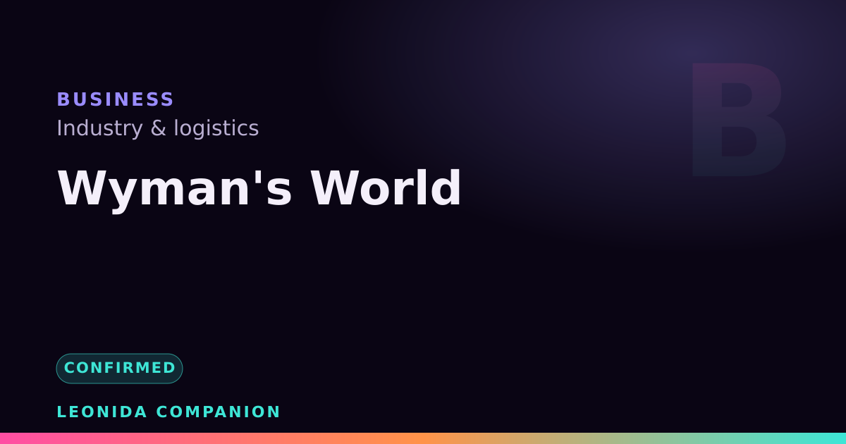 Wyman's World — GTA 6 business