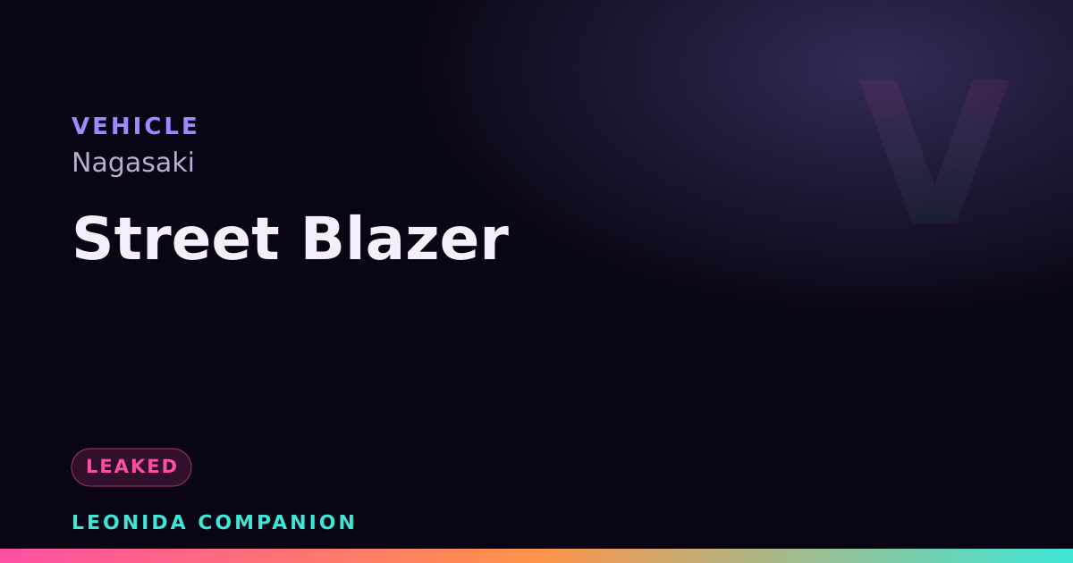 Street Blazer — GTA 6 vehicle