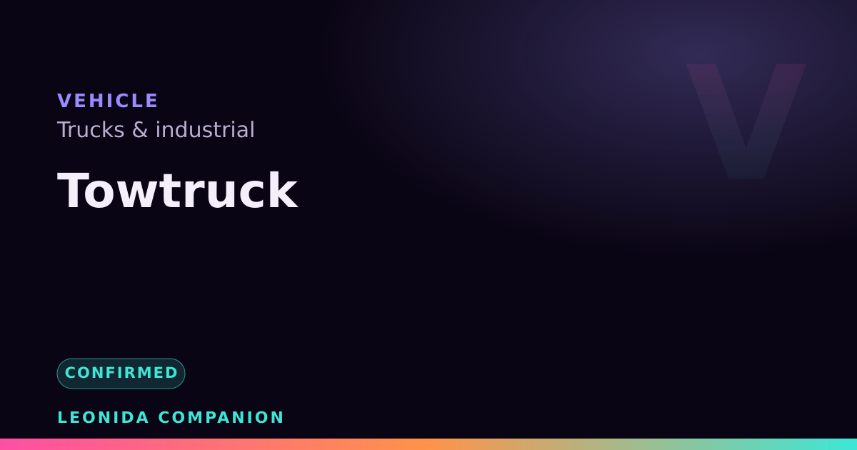 Towtruck — GTA 6 vehicle